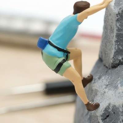3 Stück 1:64 Kletterfigur Dynamische Kletterposen Miniatur-Kletterfigur
