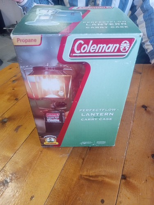 #ad #ad 2004 Coleman Perfect Flow Lantern W Case New Open Box $29.00