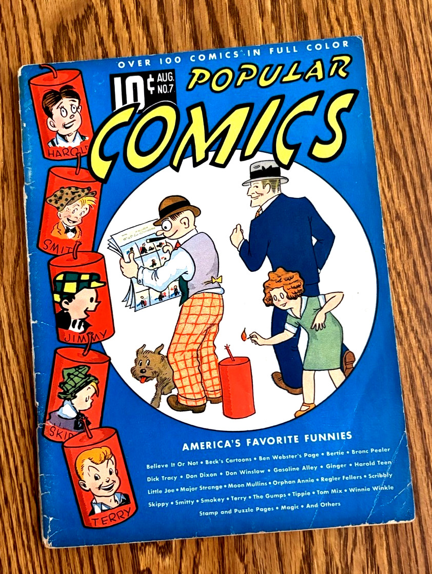 POPULAR COMICS #7 DELL  1936  EXTREMELY RARE
