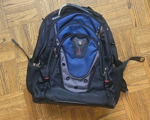 SwissGear Wenger Ibex Pro 16" Laptop Backpack Navy Black  NWOT