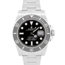 2016 PAPERS Rolex Submariner Date BLACK Steel Ceramic 40mm 116610 LN Watch BOX