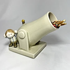 vintage Fitz & Floyd MCMLLXXll 1977 Boy Cannon Mantle Matchstick Holder Japan