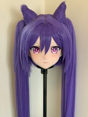 KEQING Plastic material Handmade Full head lockable kigurumi Anime Mask NEW