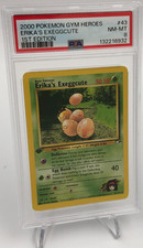 2000 POKEMON GYM HEROES Trading Card ERIKA'S EXEGGCUTE 43/132 1ST EDITION  PSA 8 on eBay