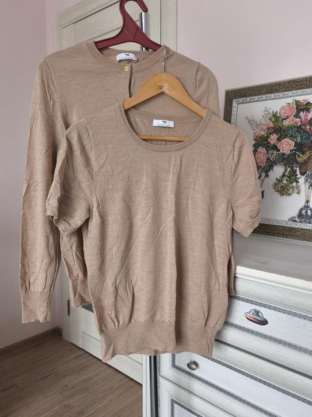 Women Peter Hahn Cardigan Beige S
