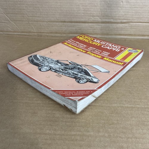 Haynes Ford Mustang & Mercury Capri Auto Repair Manual 1979 thru 1992 - Foto 7 di 8