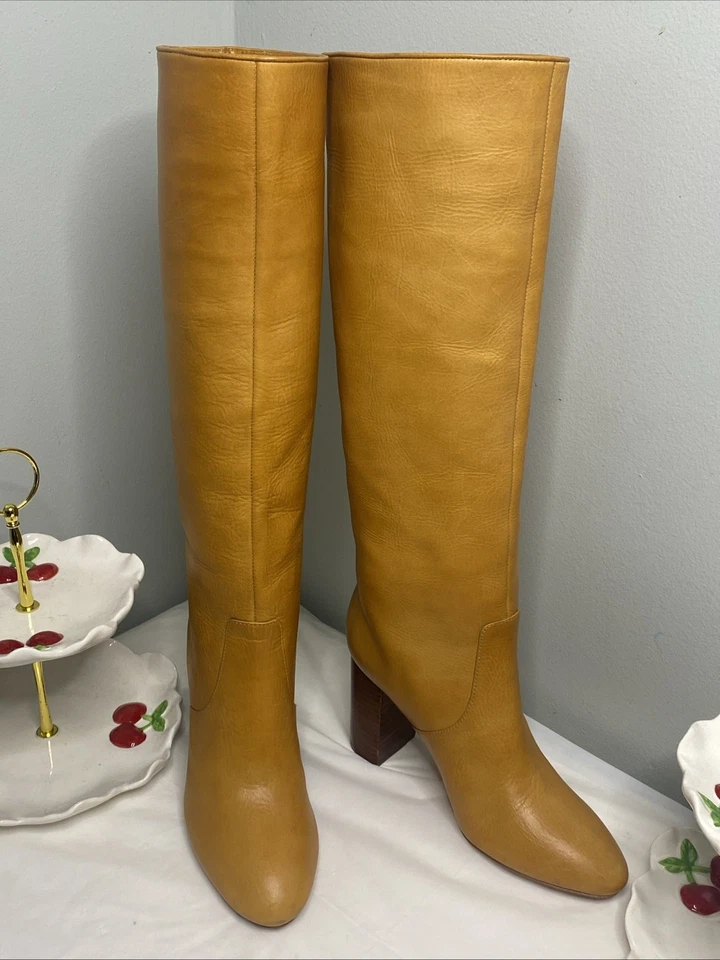 Retailed $695 Loeffler Randall 女式过膝靴 Vero Cuoio 制造 — 第 2/4 张图片