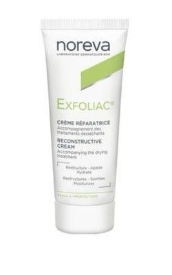 Noreva Exfoliac SPF 50+ Matigying Suncare Fluid 40ml Exp 2/26