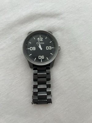 Nixon 51 30 Chrono 51 mm Edelstahl gebraucht   funktionsfähig, ohne Box