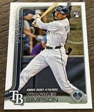 2025 Topps Update Series - Rookie Debut Chandler Simpson #US349 (RC)