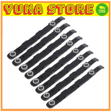 8 Pack Chassis Hard Drive Mounting Plastic Rails,Black