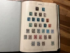 BELGIUM 1849 vals to 40c good vintage lot sg simplex album *