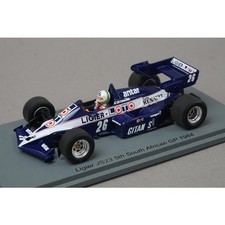 Spark S7417 Ligier JS23 South African GP 1984 #26 5th Andrea de Cesaris 1/43