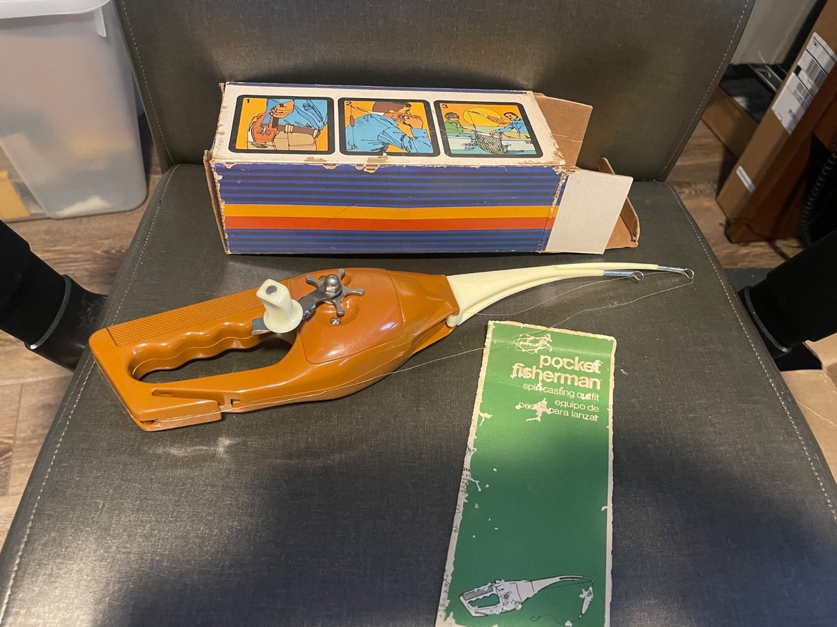Ron Popeil 1972 Pocket Fisherman NOS in box | eBay