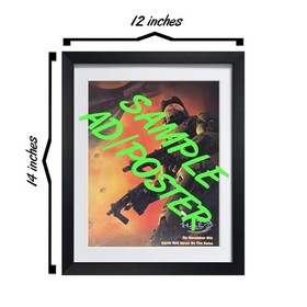 FRAMED 12x14 (Mat 8x10) Rayman 2 N64 Dreamcast Authentic Magazine Print Ad