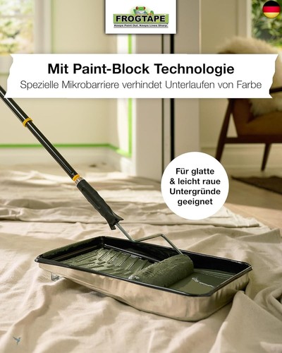 FROGTAPE Abklebeband ? Malerkreppband mit Paint-Block Technologie ? Kreppband - Bild 3 von 7