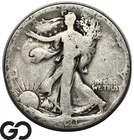 1921-S Walking Liberty Half Dollar, Low Mintage Better Date San Francisco Issue