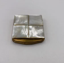 Vintage Kolter and Kopit MOP Mother of Pearl Makeup Mirror Compact