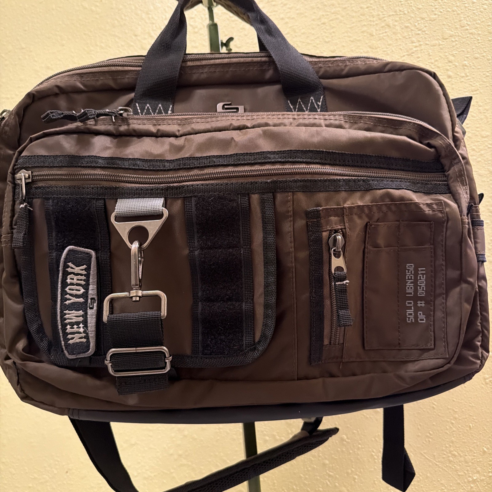 Messenger Bag - Olive/brown