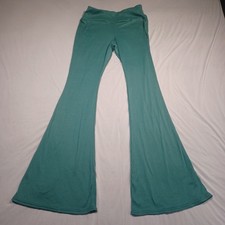 No Boundaries Stretchy Pants Green Small 4-6 Flared