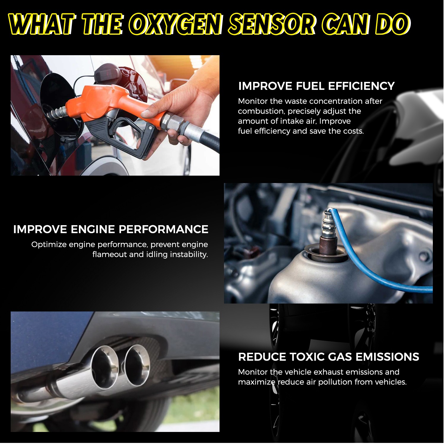 Rolls-Royce Phantom 2007-2015 Oxygen sensors 4 pcs