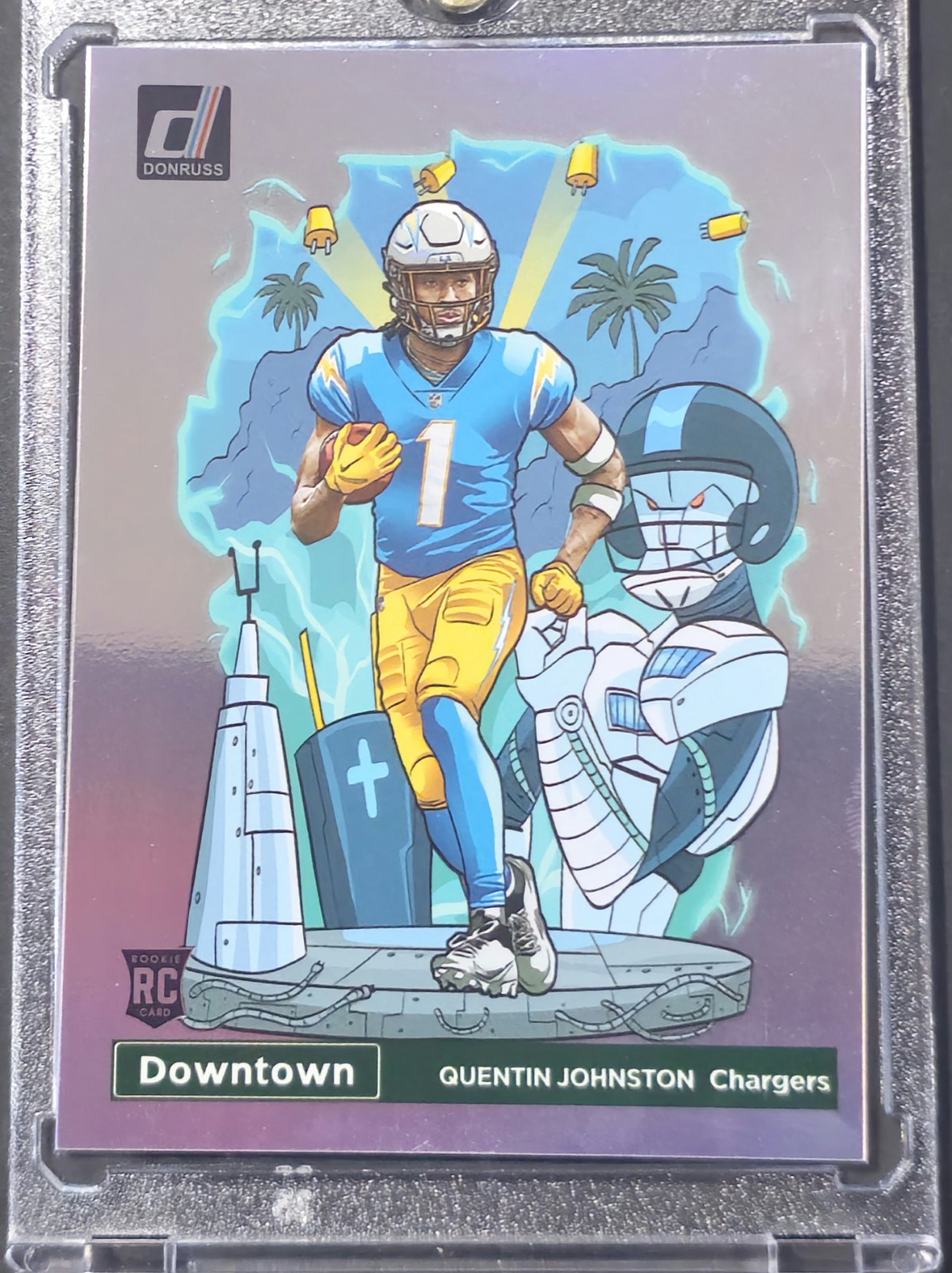 2023 Panini Donruss - Downtown! Quentin Johnston #D-16 (RC)