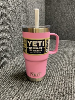 YETI Rambler 25oz Mug with Straw Lid - Power Pink BRAND NEW | eBay