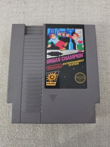 Urban Champion (NES, 1989) 5 Screw Clean Label And Authentic