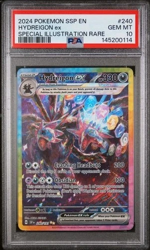 Hydreigon EX *PSA 10* Special Illustration Rare *Surging Sparks* #240 * Pokemon