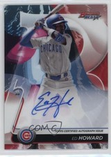 2020 Bowman's Best Best of 2020 Auto Ed Howard #B20-EHO Auto 01ic