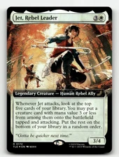 FOIL - MTG - Jet, Rebel Leader (Extended Art) #172 - Avatar: The Last Airbender