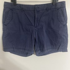 Eddie Bauer Woman's Shorts Size 12 Blue Pockets Summer Casual Outdoor Hiking