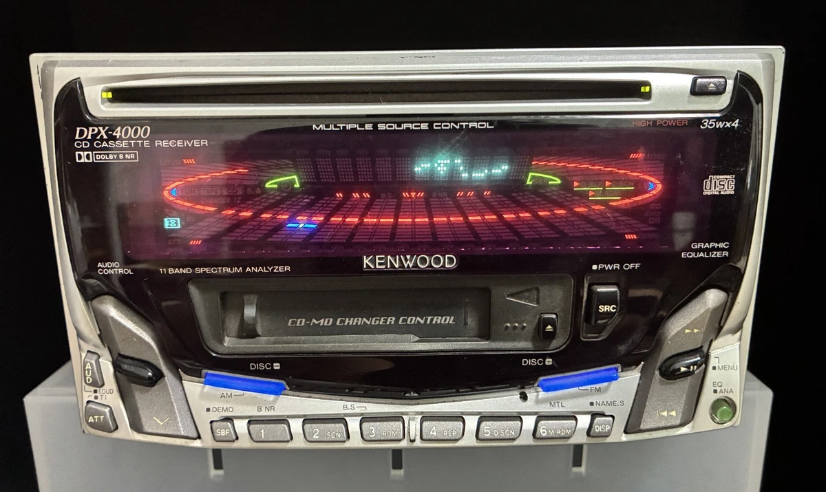 KENWOOD DPX-4000 Car Audio 2DIN CD CASSETTE Added Bluetooth JDM