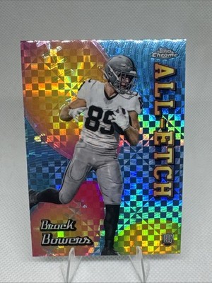 2024 Topps Chrome - All-Etch Brock Bowers #CAE-BB X-Fractor (RC)