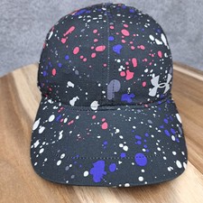 Under Armour Hat Cap Strap Back Youth Paint Splatter Color Running Light Outdoor