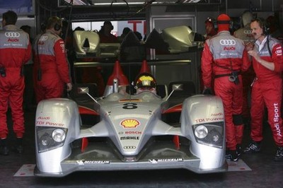 Le Mans Test Day F Biela E Pirro M Werner Audi Sport Team Joest Old Photo 4