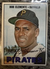 1967 Topps - Roberto Clemente #400 Called Bob on Card Pirates HOF