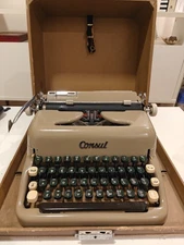 CONSUL MODELL 1511 SCHREIBMASCHINE. PICA SCHRIFT. SPANISCHES LAYOUT. MADE IN ...