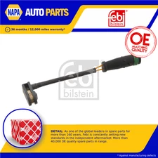 Brake Pad Wear Indicator Sensor fits MERCEDES SPRINTER 906, 907, 910 Front Febi