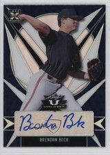 2021 Leaf Valiant Navy Blue /75 Brendan Beck #BA-BB2 Auto 7ba