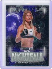 2025 Topps UFC Midnight Manon Fiorot Nightfall Black Light 1/1