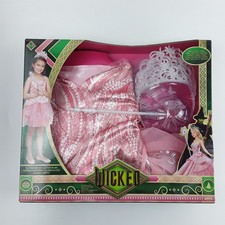 Universal's Wicked Glinda Pink Bubble Girl Child Dress up Set T1059 Size 4-6 , 5