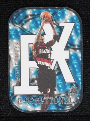 1999-00 Skybox E-X E-Xceptional Blue 14/250 Scottie Pippen #7XC HOF e1e