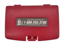 Berry Red Battery Cover Game Boy Color for Nintendo GBC Replacement Door New