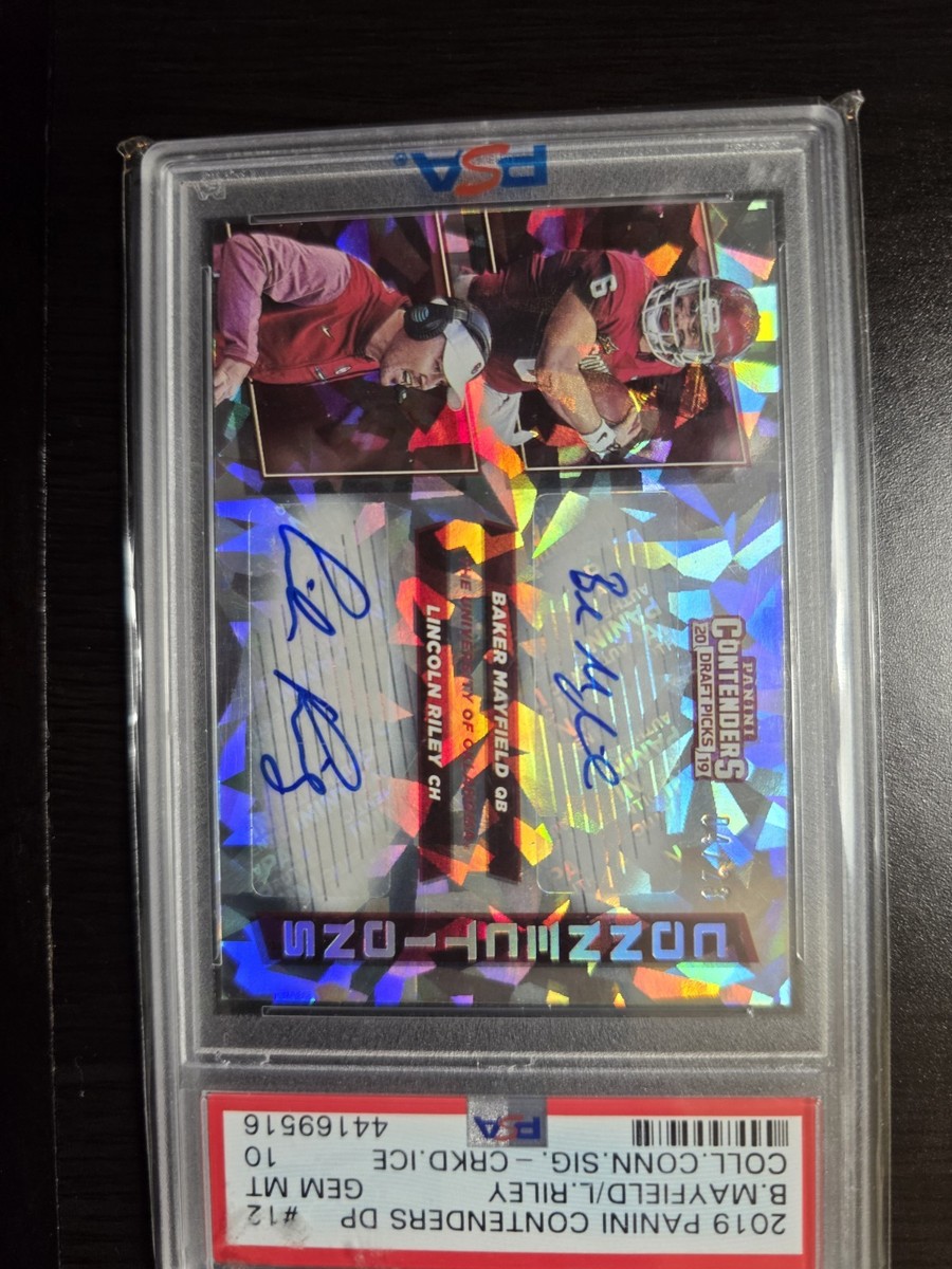 2019 Panini Contenders Baker Mayfield/Lincoln Riley Duel