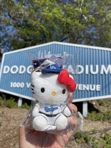 Hello Kitty Dodgers Plush | eBay