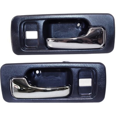Blue Interior Inside Handle Front Pair Power Lock For 1990-1993 Honda Accord