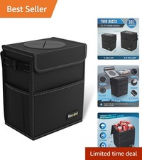 Sturdy 2 Gallon Leak-proof Car Trash Bin With Lid - Perfect For All Vehicles Sturdy 2 Gallon Leak-proof Car Trash Bin With Lid - Perfect For All Vehicles