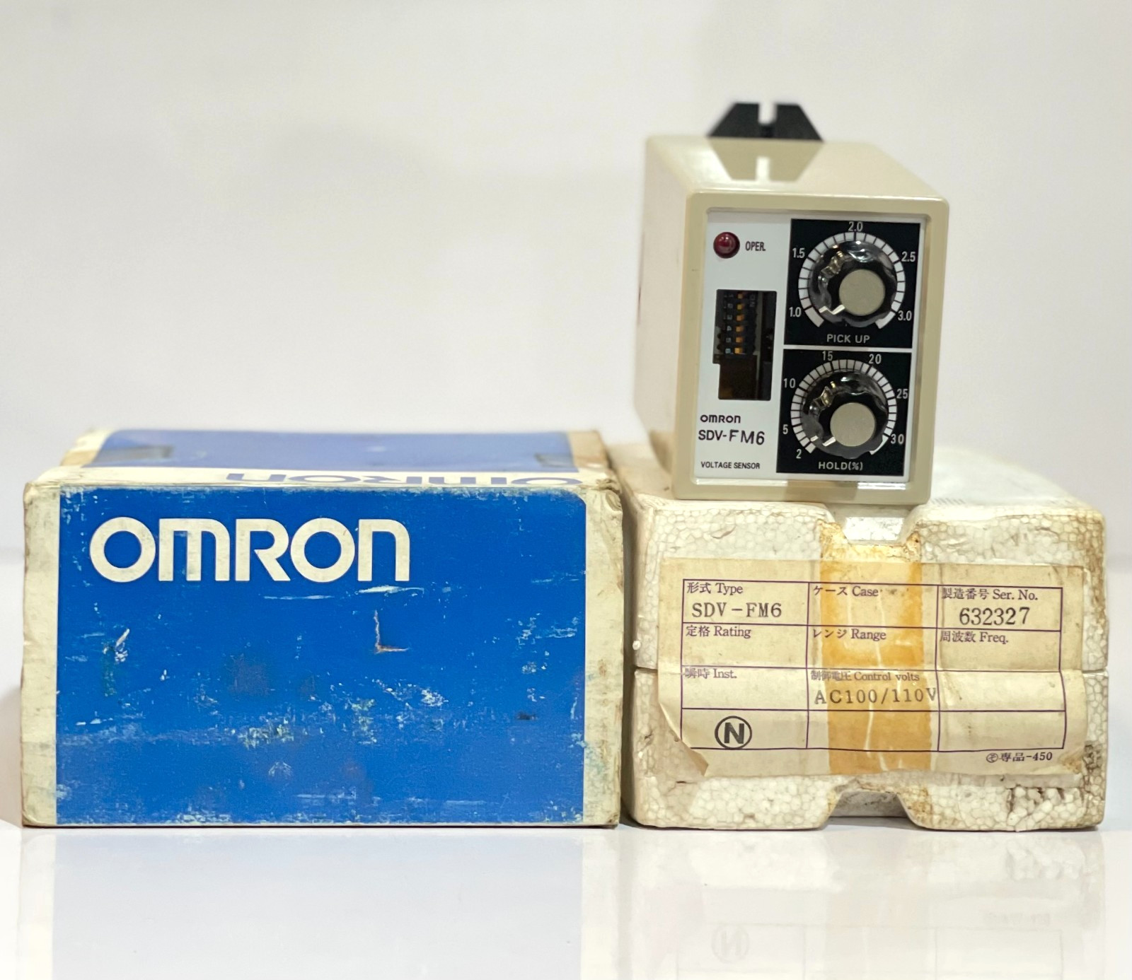 OMRON SDV-FM6 ELECTRONIC TIMER VOLTAGE 110VAC FREE FAST SHIPPING