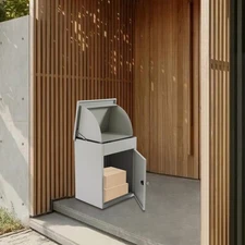 Large Parcel Package Delivery Drop Box Home Porch Lockable Mailbox Wall Mounted